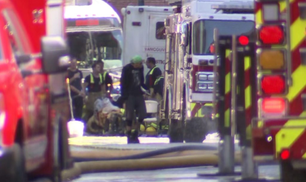 Firefighter Injured as Quick Response Tames Gastown Blaze