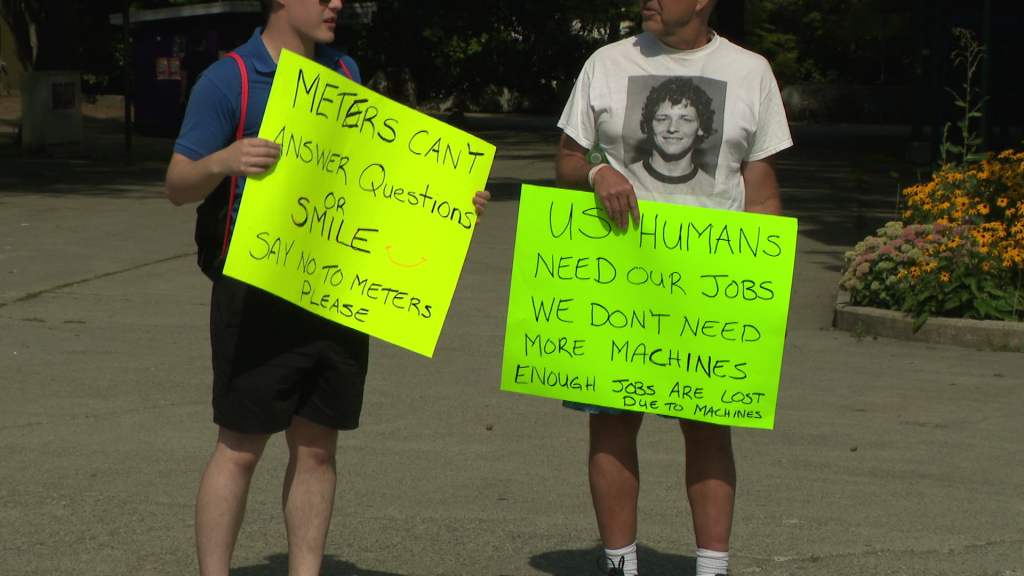 Parking Staff Protest Unveiling of Automated Meters at PNE: Jobs at Stake!
